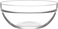 product of LAV HORECA MON220 - Glass Serving Bowl 5-7" H 3 3/8" Dia 7 7/8" 57.5 oz Stackable Soda Lime - 2/Case