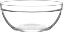 product of LAV HORECA MON226 Clear Glass Round Serving Bowl, 8-10" (131 7/8 oz) Soda Lime, Stackable - 2/Case