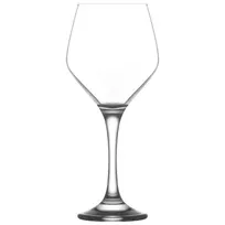 product of LAV HORECA NIC544 Goblet Glass, 8.5" H x 2.75" Dia, 14.9 oz, Soda Lime Glass, Fine Rim - 6/Case