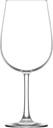 product of LAV HORECA SRD665 - Sardinia All Purpose Goblet Glass, 22 oz (9" H x 3" R⌀ x 3 1/8" B⌀ x 3 7/8" M⌀), Fine Rim, Soda Lime Glass - 6/Case