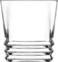 product of LAV HORECA SVL331 Seville Whiskey Glass, 10.5 oz (10 5/8 oz), Height 3 3/8", Glass, Fine Rim - 12/Case