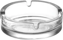 product of LAV HORECA VIL210 - Round 4" Ashtray, Soda Lime Glass, White Finish, 12/Case