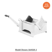 product of Nemco 56450A-3D FryKutter – 1/2" Square Cut, Alu, Black Block, 300‑Series Stainless Blades, D‑Handle, Fry Cutter