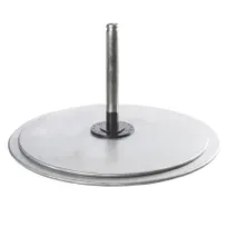 product of Plantation Prestige 2233350-01 Avalon Umbrella Base, 40" Dia., 335 lb., Cantilever, Galvanized Steel Plate