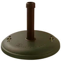 product of Plantation Prestige 2239848-01 Umbrella Base, 48 lb., round, steel handles, powder-coated stem, poly-crete