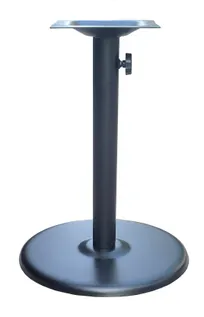 product of Plantation Prestige 2392200-0150 - Round Steel Table Base 22" Dia., Black Finish, 3" Column, Fits 36" Tops