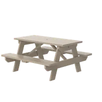 product of Plantation Prestige 3215961-01 UPGRD - Durawood Outdoor Picnic Table, Rectangular 59" x 61", Commercial