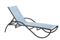 product of Plantation Prestige 4010900-04 Venice Chaise Lounge, Seating, 1.25" Round Tube Aluminum Frame, Sling