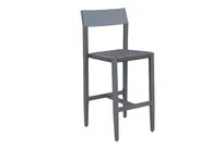 product of Plantation Prestige 8240300-02 - Bar Stool, Aluminum Frame, Weave Seat, Armless Back, Stackable, 30 in Height