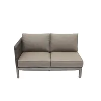 product of Plantation Prestige 8562500-0240432 Santa Cruz Outdoor Right-Hand Section, Aluminum, Wicker, 60" W