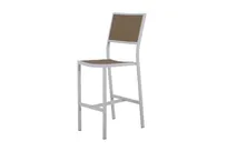 product of Plantation Prestige 8760300-0252 Durango Bar Stool, Stackable Armless Outdoor/Indoor, Woven Seat, Footrest