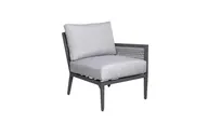 product of Plantation Prestige 8810400-015402 Acadia Outdoor Left Hand Section, Gunmetal Grey Aluminum