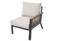 product of Plantation Prestige 8820400-0140433 Telluride Outdoor Left Hand Section, Matte Black Aluminum