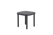 product of Plantation Prestige 8832121-0155 Coronado Table, 21" x 21" Gunmetal Frame, Stone Top, Table for Restaurants