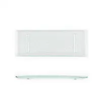 product of Turgla 01-017-35CLR Fusion Platter Tray, Rectangular Clear Glass, 13.75" x 5" x 0.5"