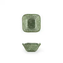 product of Turgla 02-047-06GRN Glass Ramekin, Square 2.25" x 1.5" H, 2 oz Capacity, Green Glass