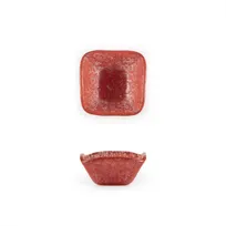 product of Turgla 02-047-06RED - Square Glass Ramekin, 2.25" x 1.5" (2 oz) Red, Fusion Dinnerware, Tabletop