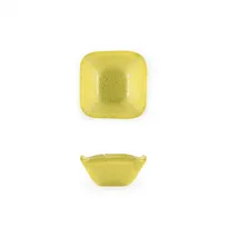 product of Turgla 02-047-06YLW - Square Glass Ramekin, 2.25" x 1.5" H, 2 oz Capacity, Bright Yellow Finish