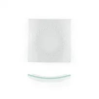 product of Turgla 02-347-15CLR - Square Clear Glass Plate, 5.75" x 5.75" (6"), Fusion Dinnerware