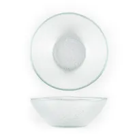 product of Turgla 10-027-19CLR Fusion Bowl, 7" Diameter x 2" Height, 16 Oz Clear Glass Round Serving Bowl