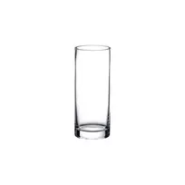 product of Turgla 13756 - Clear Glass Bud Vase, 4" Dia x 10" H, Round Straight Style, Tabletop Accent