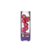 product of Turgla 13835 - Clear Glass Bud Vase, 4" Dia x 12" H, Round Straight Style, Decorative Tabletop Accent