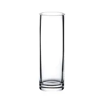 product of Turgla 18918 - Clear Glass Bud Vase, 5" Dia x 15" H, Round Style, Tabletop Accent