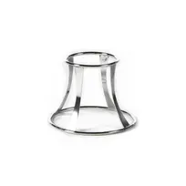 product of Turgla BM4113 Metal Display Riser, Round 8" Diameter x 5.75" Height, Silver Stainless Steel Finish