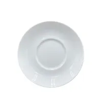 product of Turgla ES01CT00 - Delta Saucer, 6" Diameter Round White Porcelain, China Cup & Saucer Set