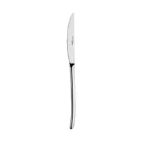 product of Turgla ETE3090-5 X-Lo Dinner Knife, 9.5" Silver Mono Blade, 18/10 Stainless Steel Solid Handle