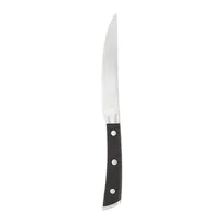 product of Turgla ETE773 Dinner Knife - 9.25" Silver Flatware, 18/10 Stainless Steel, Solid Handle, 9" Length
