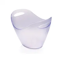 product of Turgla R-BCKCMP350FRS Ice Bucket - Oval Frosted Polycarbonate, 13.75" x 13.75" x 10" Room Supply