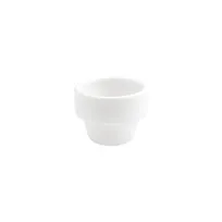 product of Turgla T-GT01YM-24 Banquet Egg Cup, 2.25" Diameter Round Warm White Porcelain Tabletop
