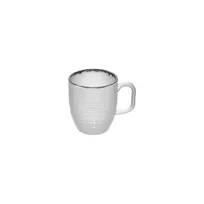 product of Turgla T-HLBLA01MUG-6 Helix Mug, 3.25" Diameter, 11 oz Round Black Porcelain