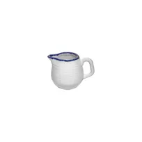 product of Turgla T-HLNBL01ST-12 Creamer Pitcher, 3 oz, 3.25" Diameter Round Blue Porcelain with Handle