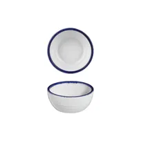 product of Turgla T-HLNBL07KS-24 Navy Porcelain Bowl, 2.75" Diameter, 2 Oz Capacity, Round Shape, General Usage - 1/Each