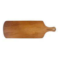 product of Turgla TRG01PBO - Rectangular Wooden Serving Plate, 22" x 7", Brown Finish, Dinnerware