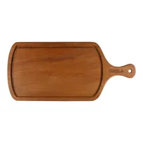 product of Turgla TRG02PBO - Rectangular Wooden Serving Plate, 19" x 9", Brown Finish, Wood Dinnerware