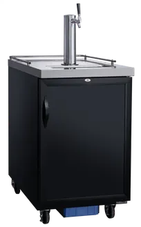 product of Dukers DKB23-M1 Beer Cooler, 23.5"W x 31.5"D, Stainless Steel, 1‑2 Keg Capacity, R290, 115V