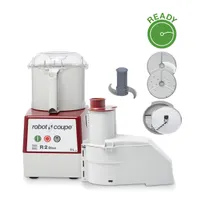 product of Robot Coupe R2DICE Continuous Feed Food Processor, 3 L Gray Polycarbonate Bowl, 2 hp, 1725 RPM