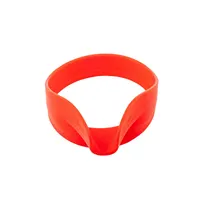 product of TableCraft Products 12227 - Smallwares Pour Easy Bar Pourer, 4.5" x 5.75" x 2.5", Round Silicone, Red