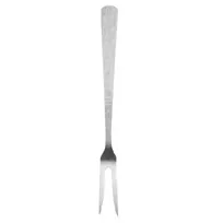 product of TableCraft Products 12980 Two‑Tine Serving Fork, 12” Length, 18/0 Stainless Steel, Hammered Finish