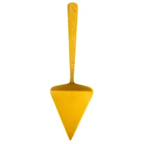 product of TableCraft Products 12992 - Solaire Cake & Pie Server, 13", 4.25" x 1.25" Gold PVD Steel