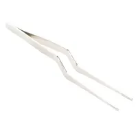 product of TableCraft Products 13004 - 8-9" Stainless Steel Step-Shape Plating Serving Tongs, 1"x1"x8"