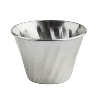 product of TableCraft Products 13053 - 4 Oz Stainless Steel Ramekin 2.875" Dia x 2" Ht Fluted 200-Series