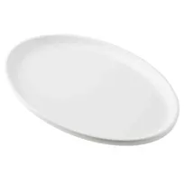 product of TableCraft Products 13117 - Terra Collection Serving Plate, 11" x 7" x 0.875", Oval Melamine White