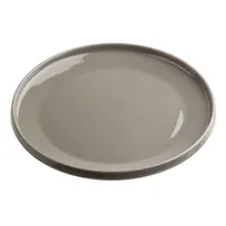 product of TableCraft Products 13266 - Flynn Serving Plate, 9" Dia x 0.75" H, Melamine, Mocha Glossy