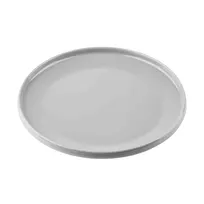 product of TableCraft Products 13278 - Flynn Plate, 9" Dia x 0.75" Thick, Round Melamine, Dove Glossy Finish