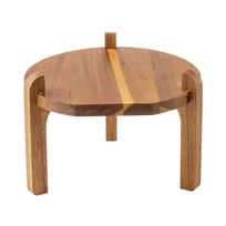 product of TableCraft Products 13381 Stand, 11.25" x 11.25" x 8" Acacia Wood Brown, Fits 12999 & 13000