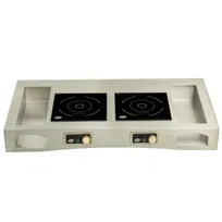 product of TableCraft Products CWSSACTION2BRA Countertop Action Station